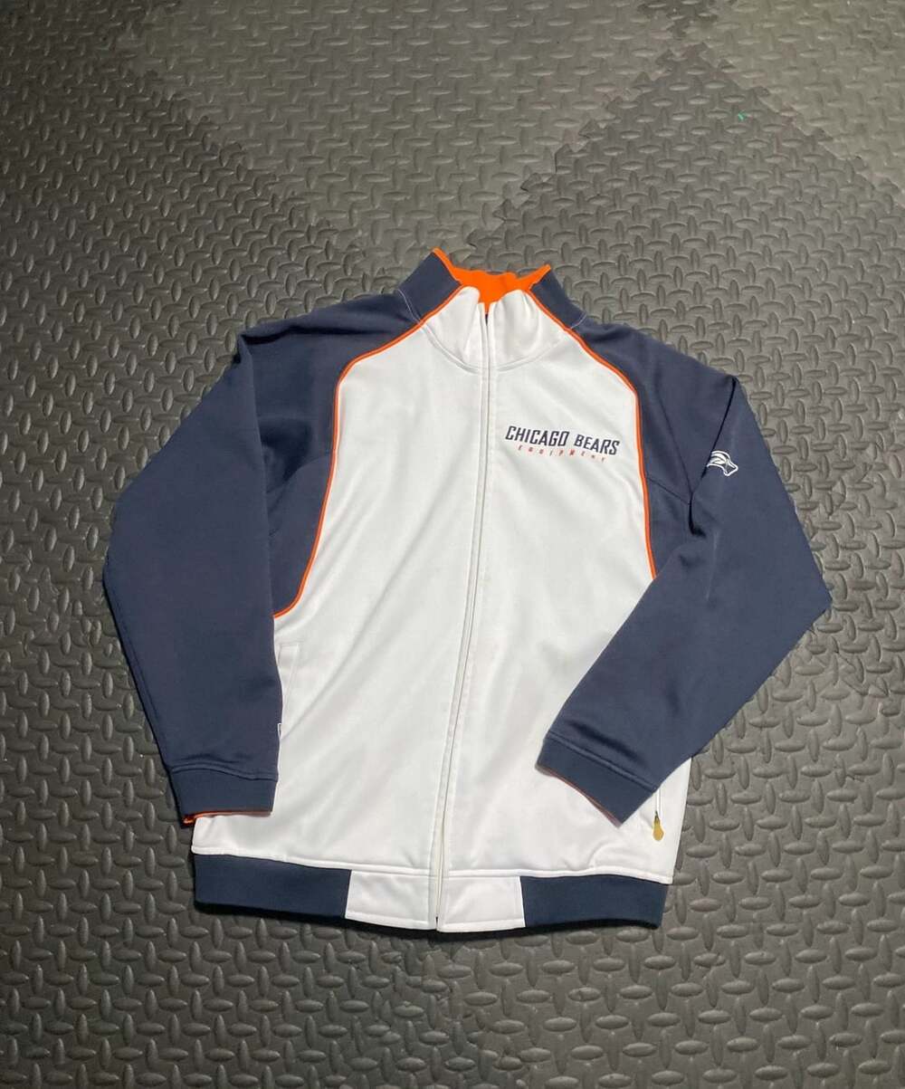 Reebok Chicago Bears Full-Zip Track Jacket Size L